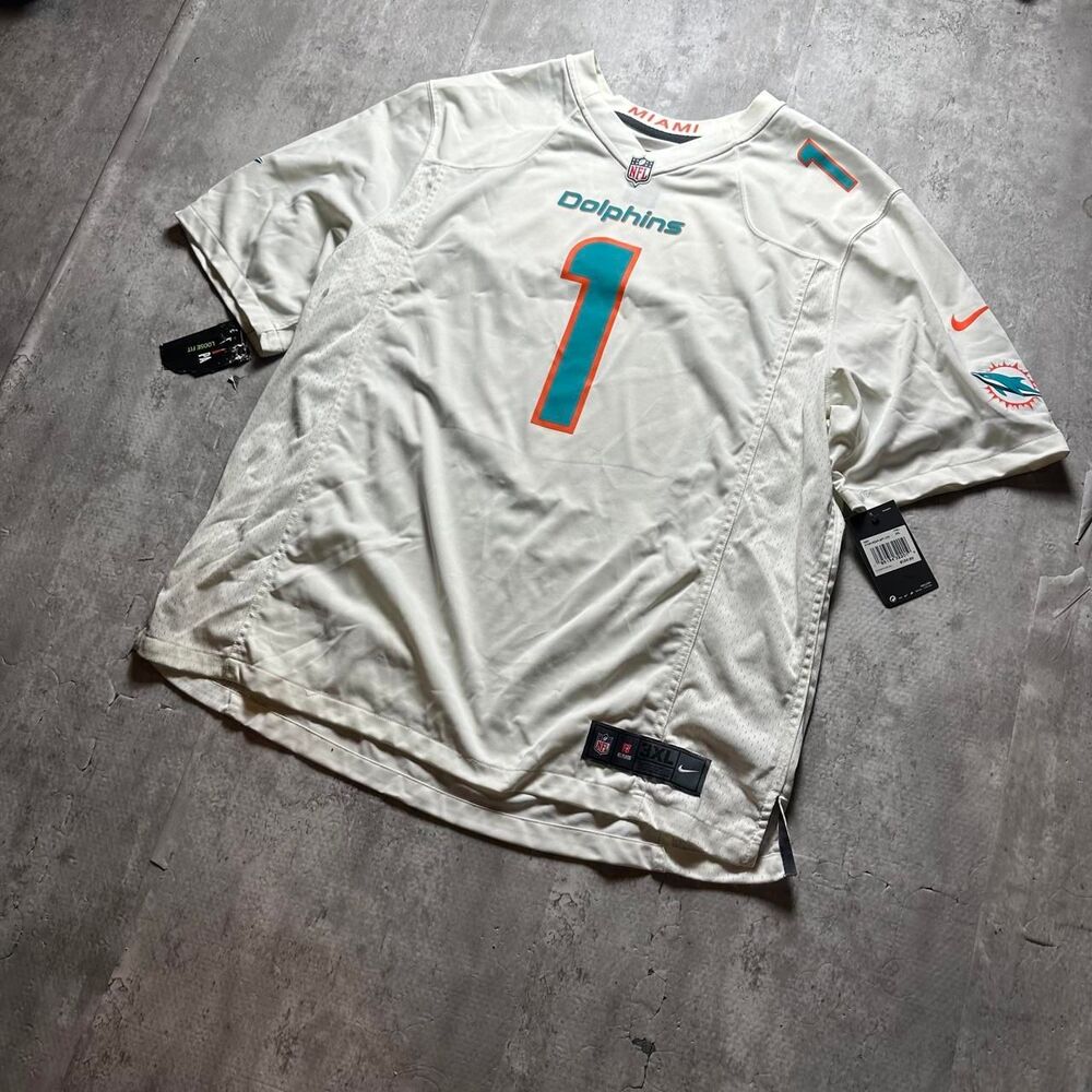 Nike Men's White and Cream Jersey